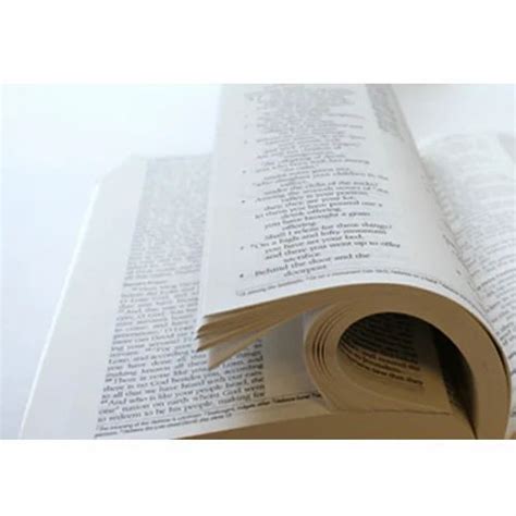 bible printing paper.